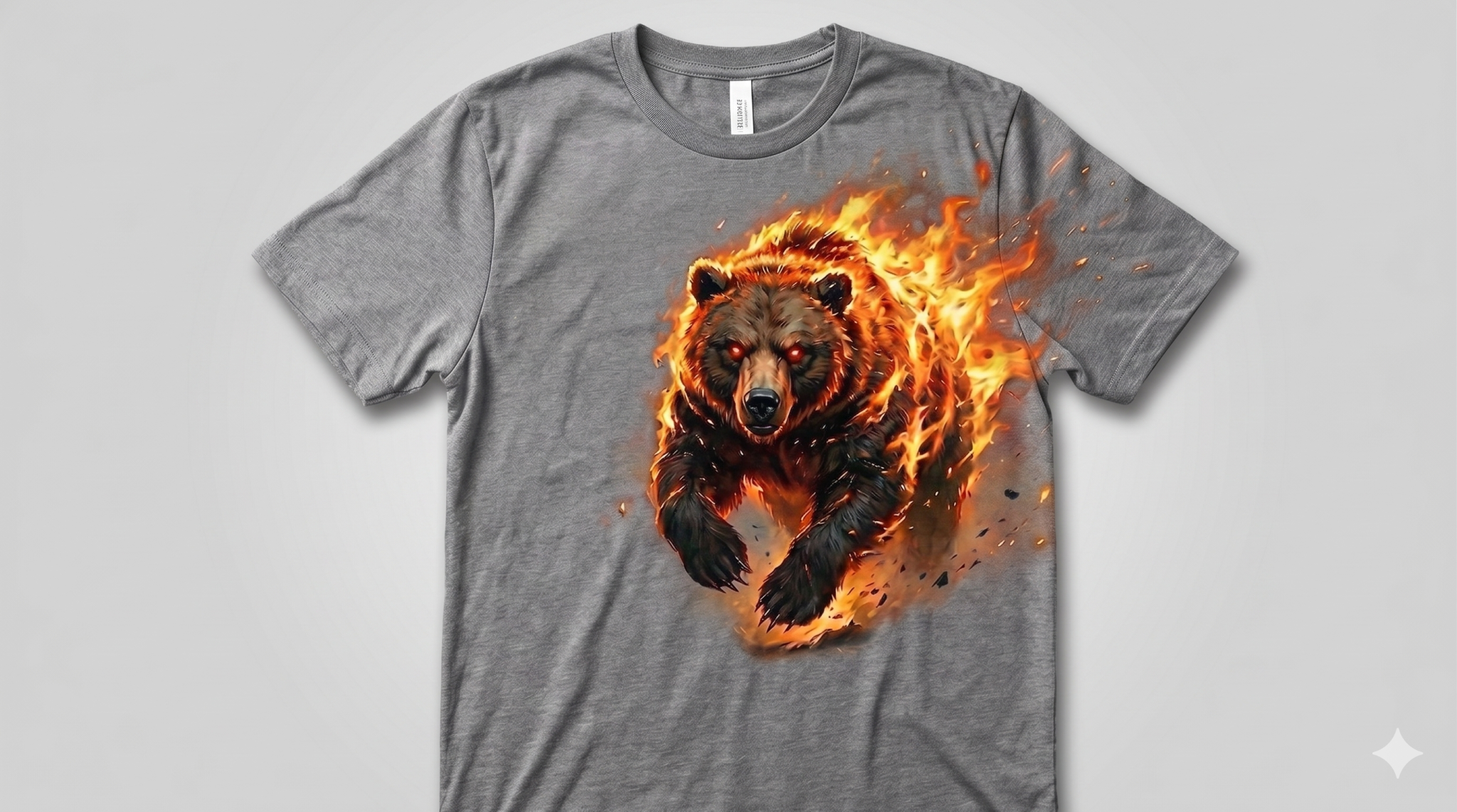 Big Flaming Bear Tee